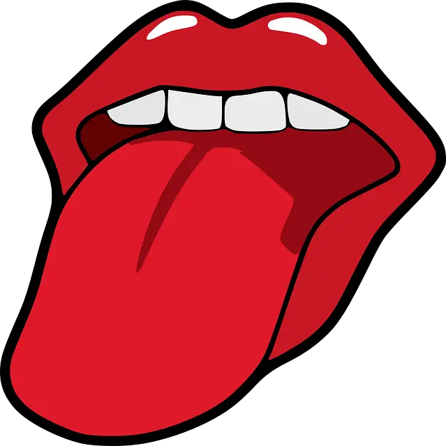 move your tongue around