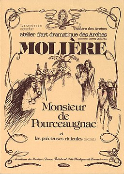 MONSIEUR DE POURCEAUGNAC PLAY POSTER 